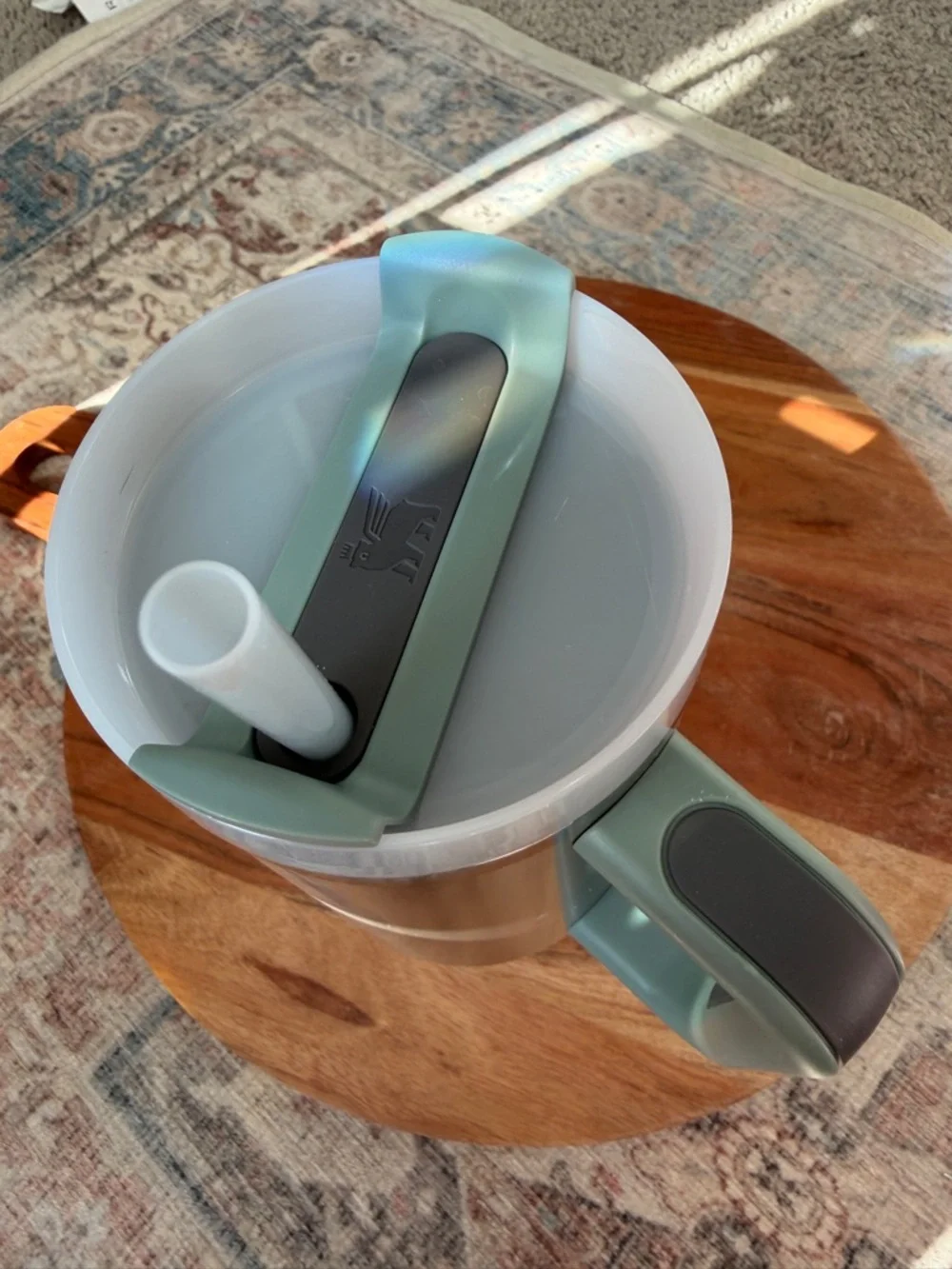 Stanley Stainless Steel Travel Tumbler with Mint Accents - Picture 8 of 16